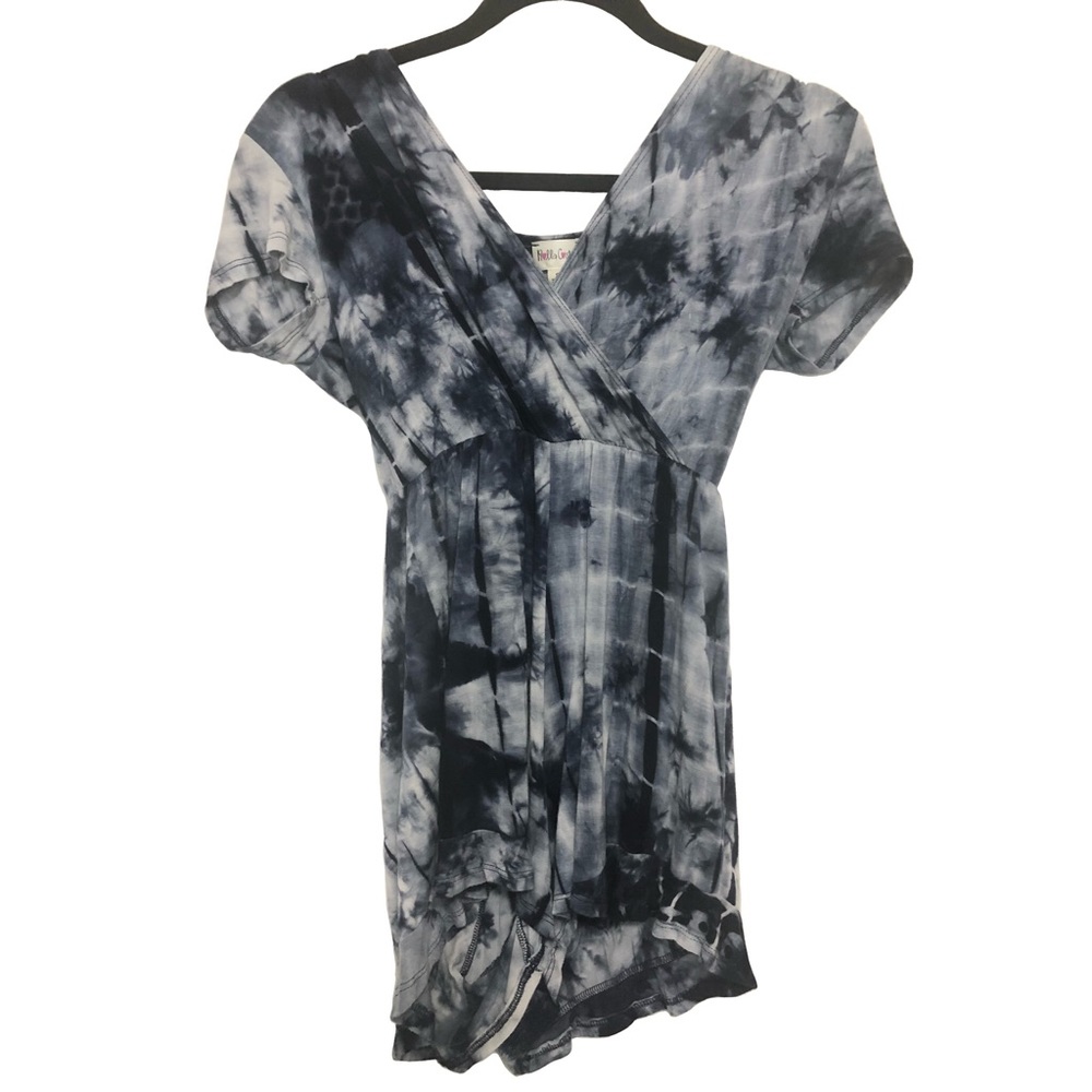 Tie-Dye V-neck Romper